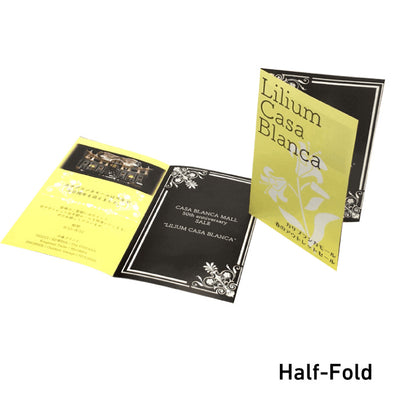 Brochure - Half fold, 8.5x14